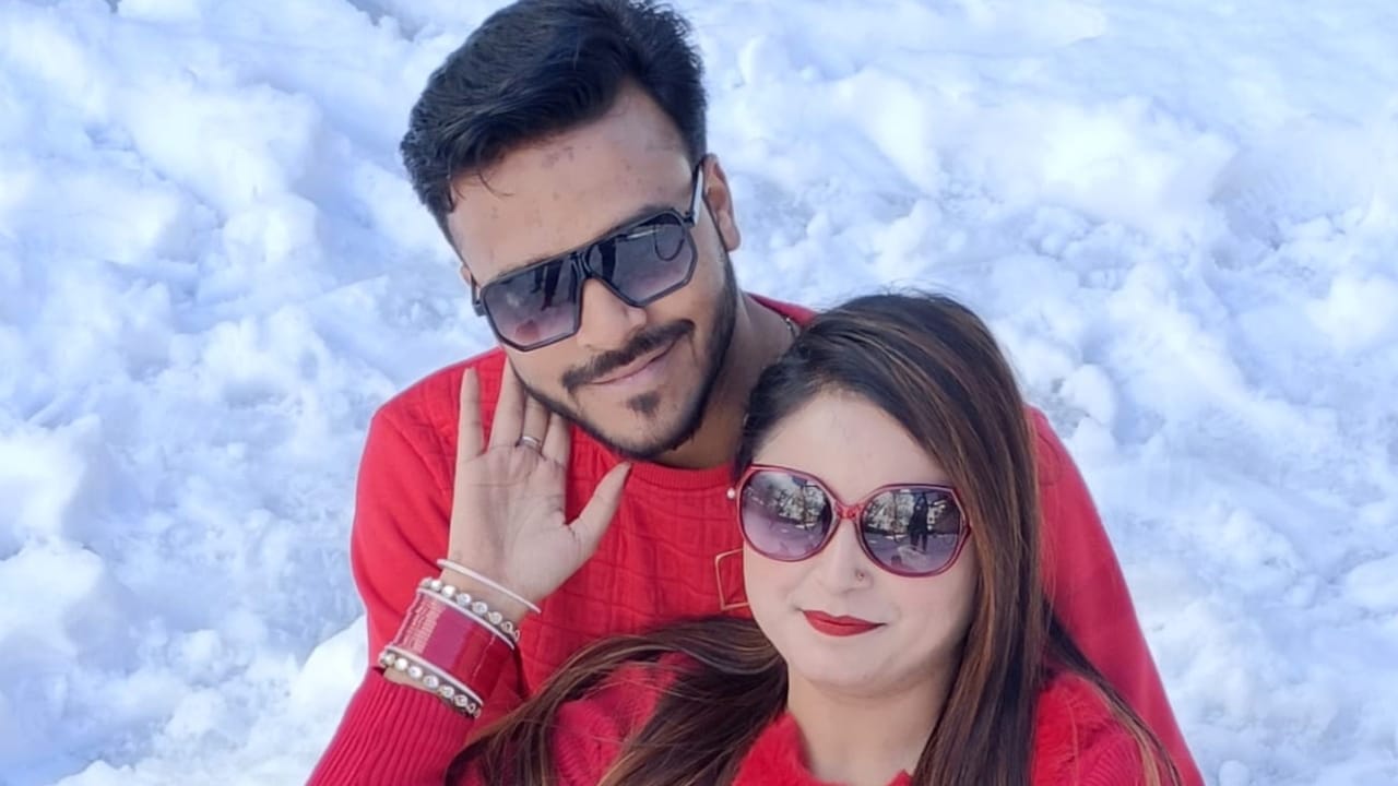 Valentines Day couple found the path of progress with love and trust