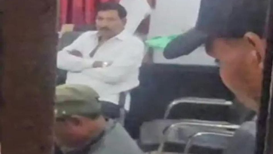 DEO Ram Lalit Patel arrested in Surajpur while taking bribe from private school operator
