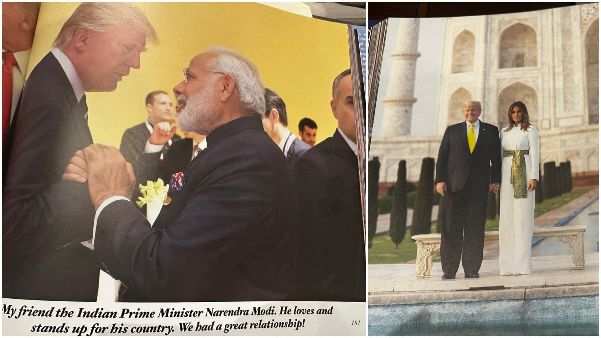 Donald Trump special gift to PM Modi recalled moments of their friendship through Our Journey Together