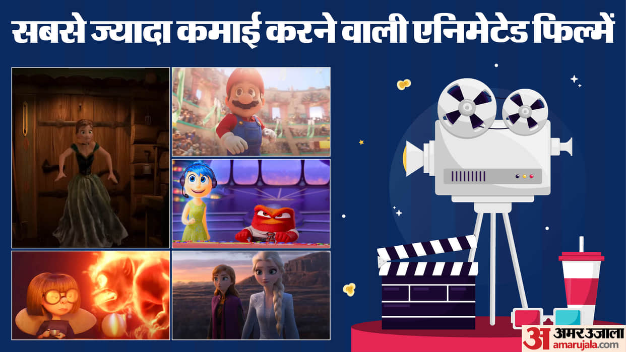 Highest Grossing Animated Movies Inside Out 2 Frozen 2 Incredibles 2 The Super Mario Bros. Movie