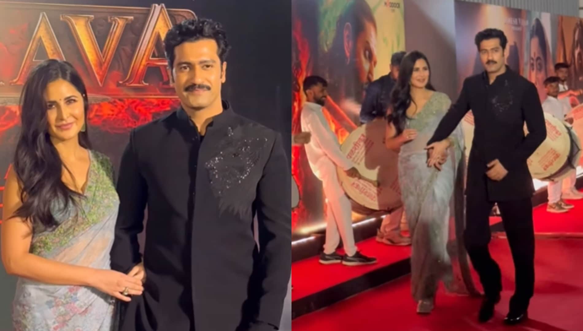 Vicky Kaushal And Katrina Kaif At Film Chhava Screening With Family