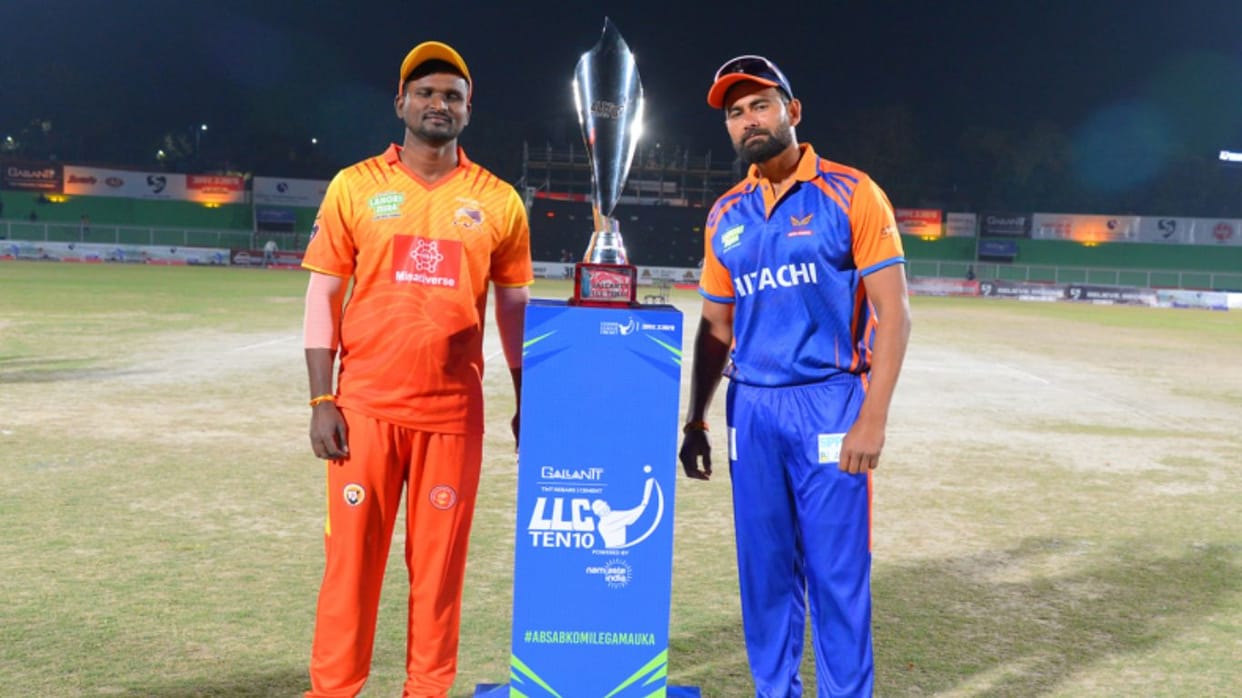 Meerut Invaders registered victory in first match of LLCten-10 defeating Venkateshwara Lions by 6 runs
