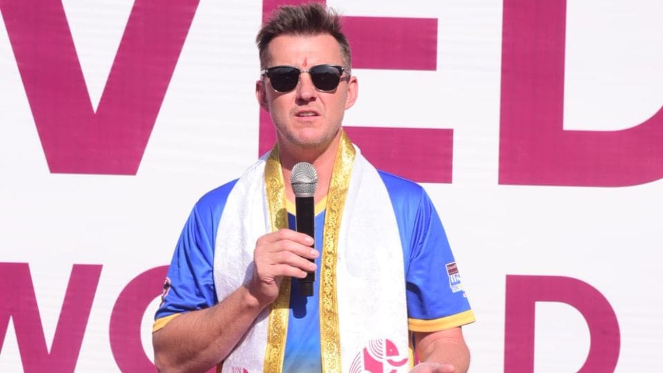 Cricket legend Brett Lee reached Vedam World School