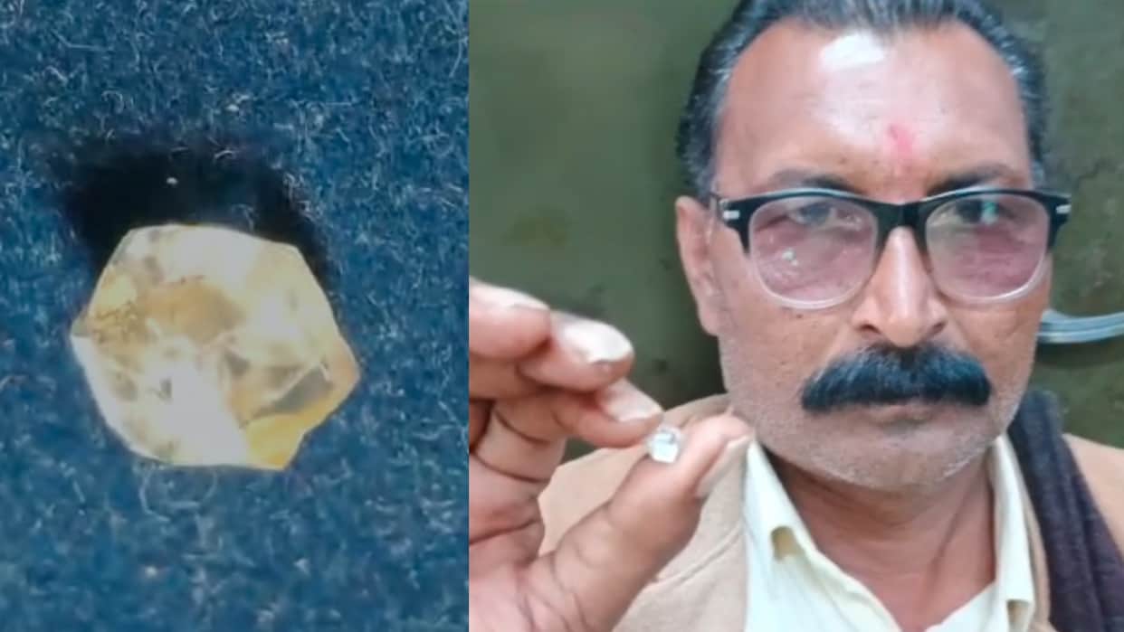 Panna: Farmer became a millionaire overnight, after a year of hard work he found a 4 carat 24 cent diamond