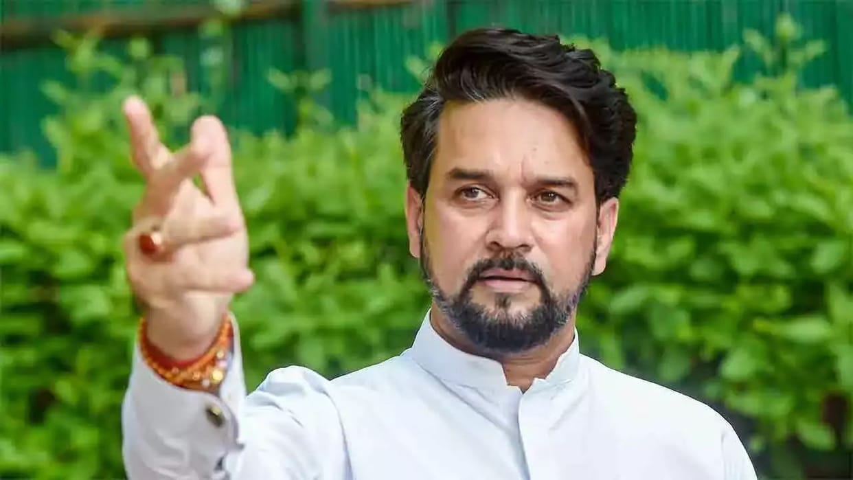 MP Anurag Singh Thakur said why is Congress speaking Pakistan words