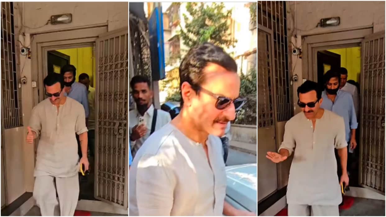 Saif Ali Khan spotted at dubbing studio actor have nine movies in pipeline check details