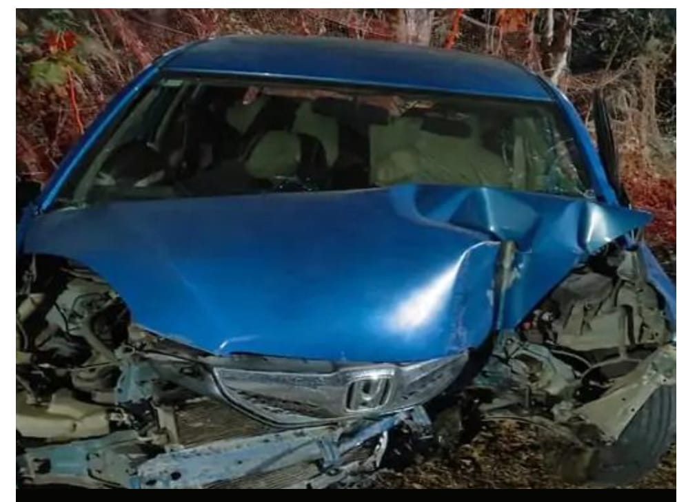 Indore: The speeding car collided with the divider, the IT engineer was returning after leaving his girlfriend