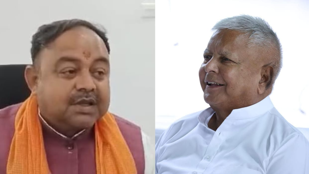Bihar News : Bihar Minister Santosh Singh targeted rjd party lalu yadav, told- his son was also kidnapped