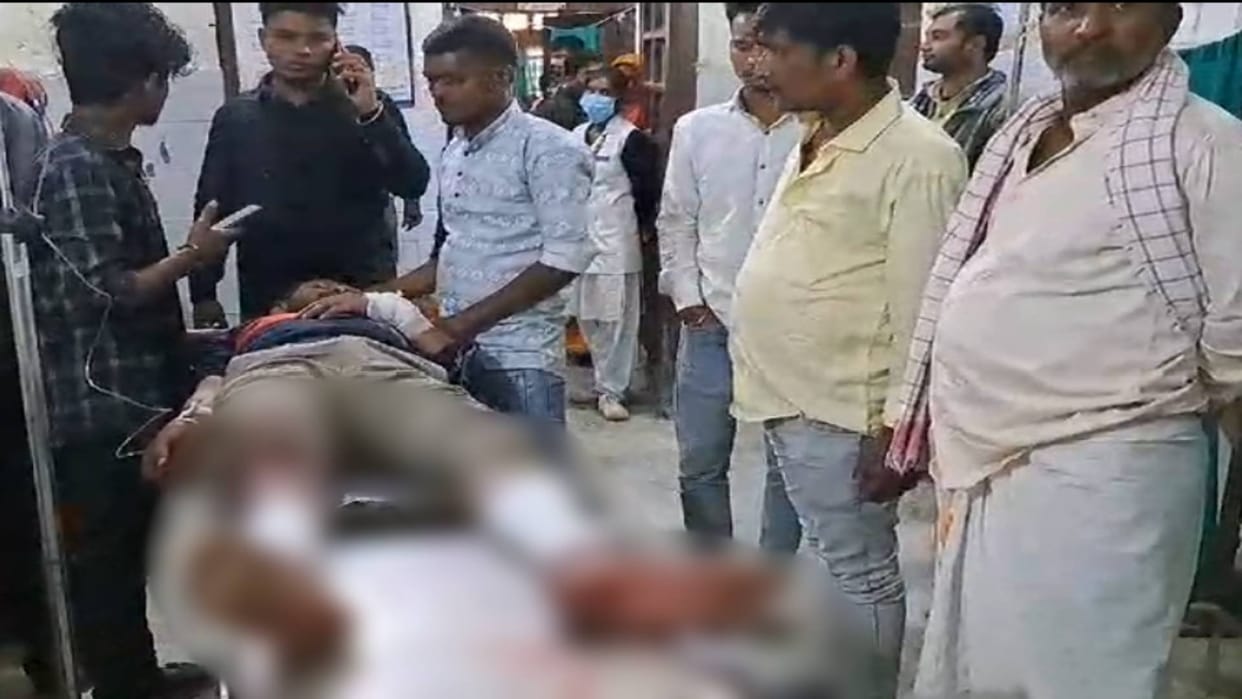 Crime in Bihar youth mobile was snatched by firing in broad daylight on National Highway-27 in Darbhanga