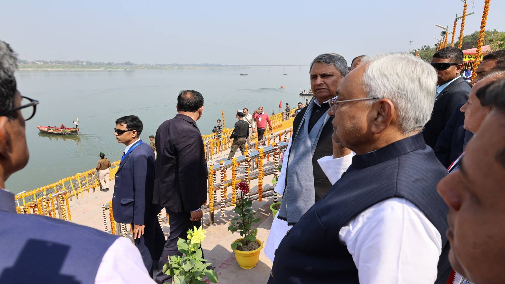 Pragati Yatra CM Nitish gave gift of 450 crores Buxar he left there was race to loot flower pots Dalits angry