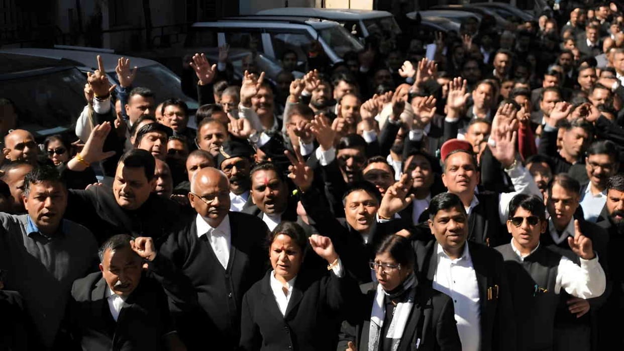 UCC Advocates demonstrated against the provisions of Uniform civil code