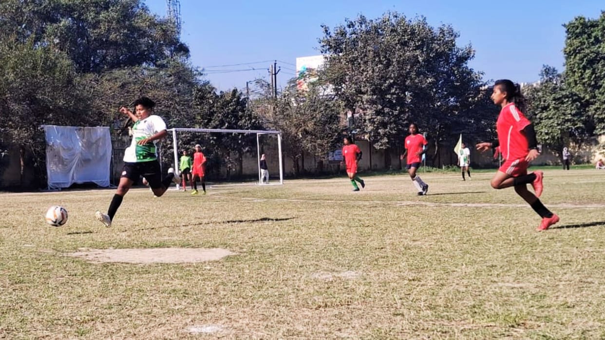 Sports News Today Trio of players in football Varanasi team wins