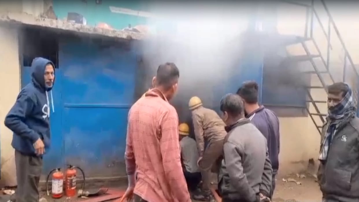 Fire broke out in a spare parts manufacturing company in Parwanoo
