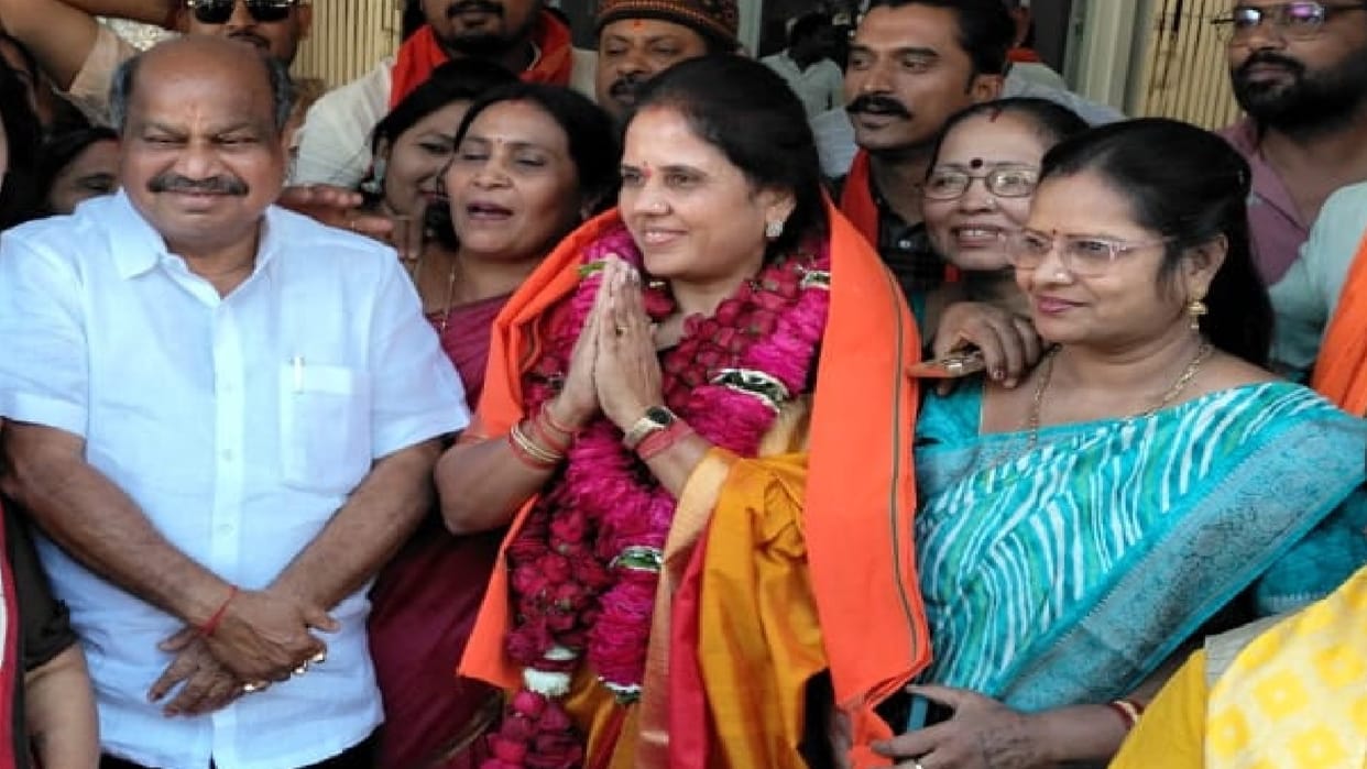 BJP mayor candidate Meenal Choubey won by 1.5 lakh votes in Raipur Municipal Corporation, political journey