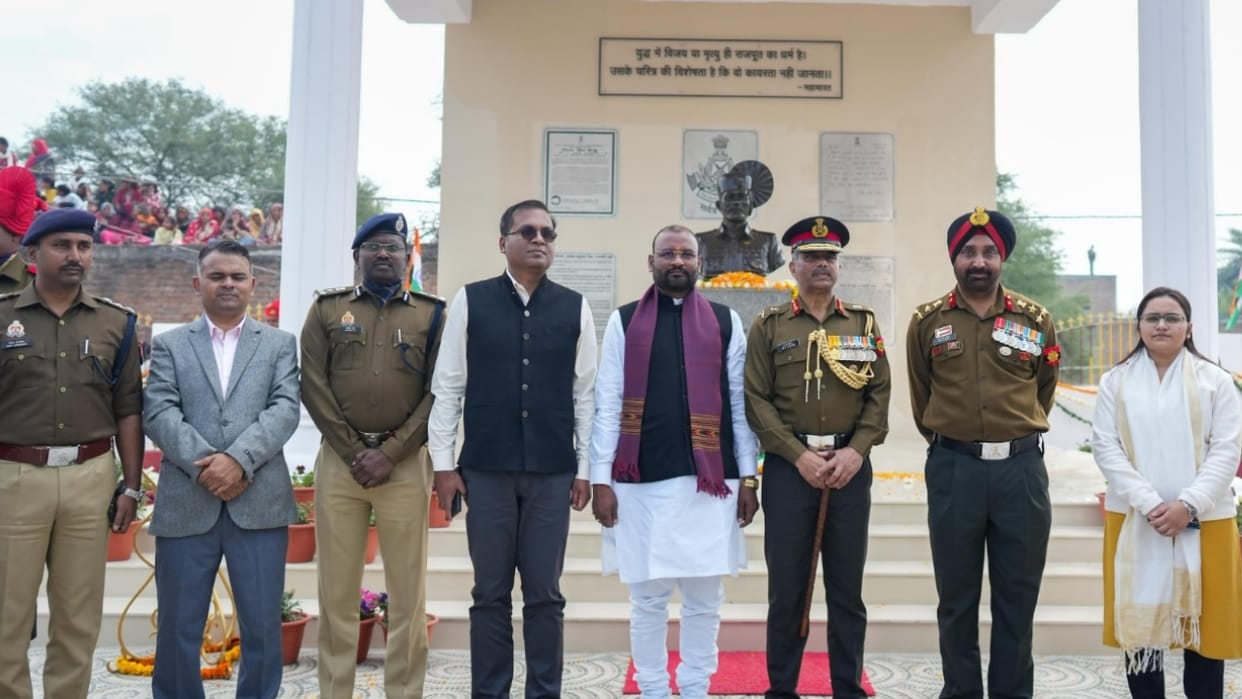 Inauguration of the memorial of immortal martyr hero Jadunath Singh in Shahjahanpur
