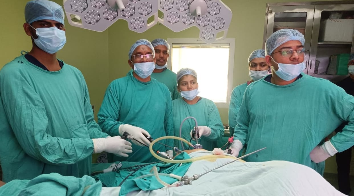 Food used to come in mouth and nose as soon as he lay down doctors of Hallet gave him relief