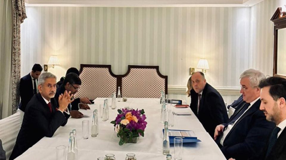 MEA S Jaishankar meets Ukrainian counterpart Andriy Sibiha at Munich summit to discuss Ukraine war resolution