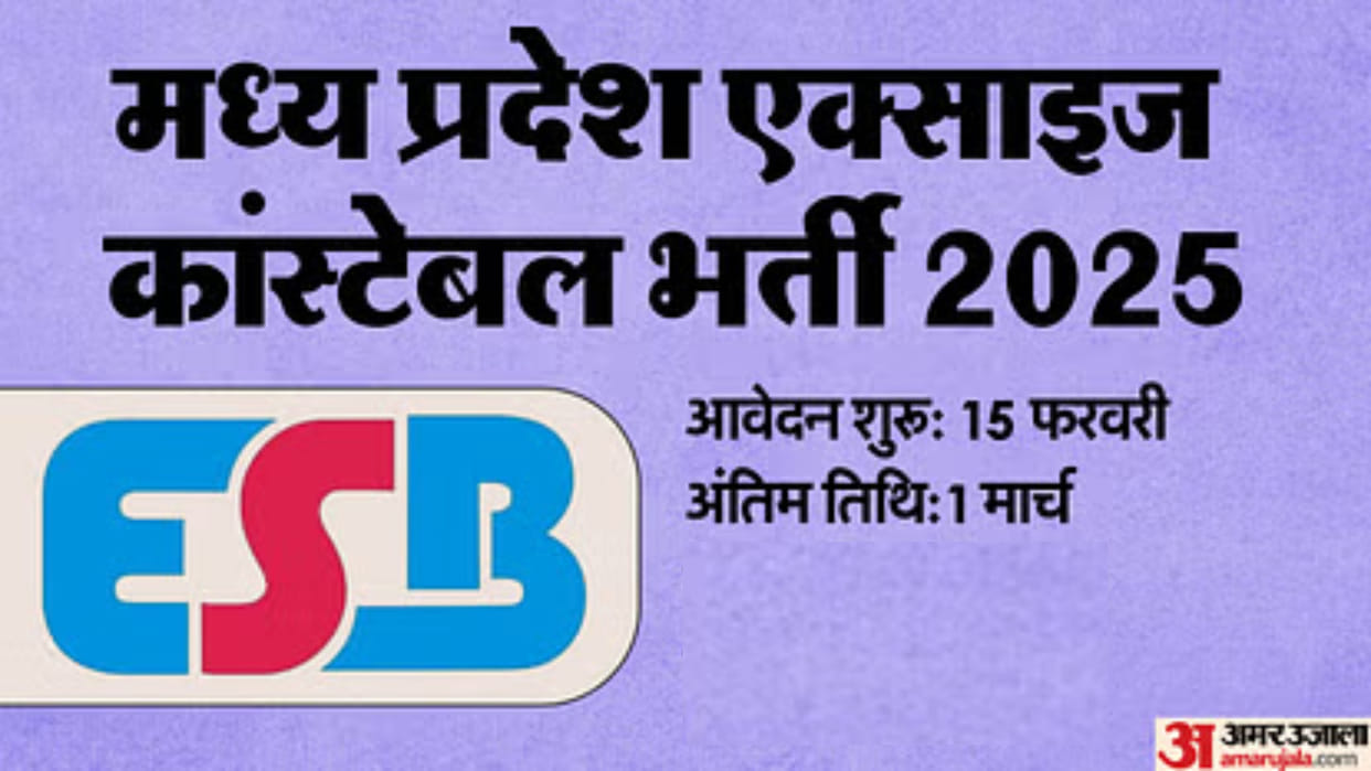 MP Excise Constable Recruitment: Last date to apply, 12th pass candidates fill form immediately