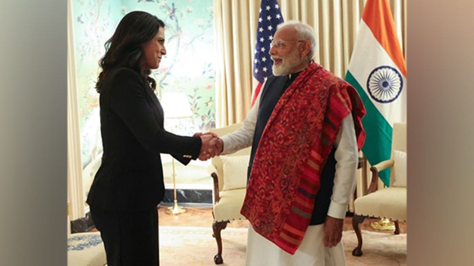 DNI Tulsi Gabbard says look forward to strengthening India-US friendship On meeting with PM Modi