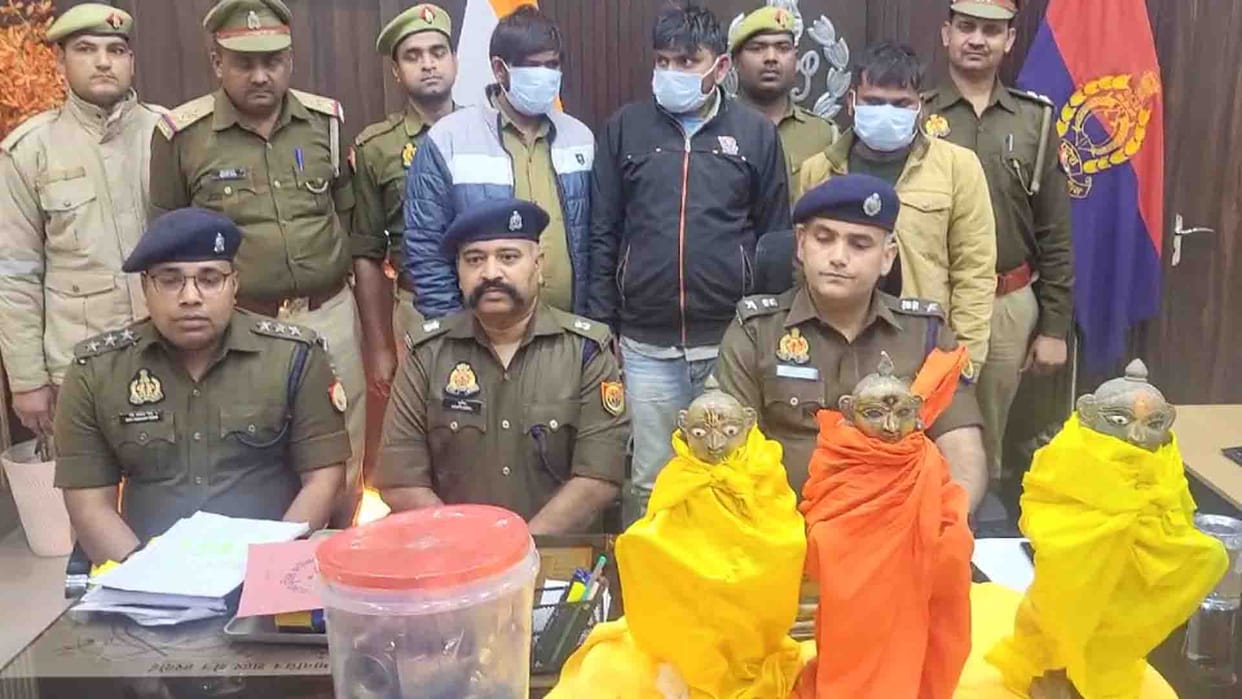 Hardoi: Idols of Ram-Sita and Lakshman were stolen to pay off debt