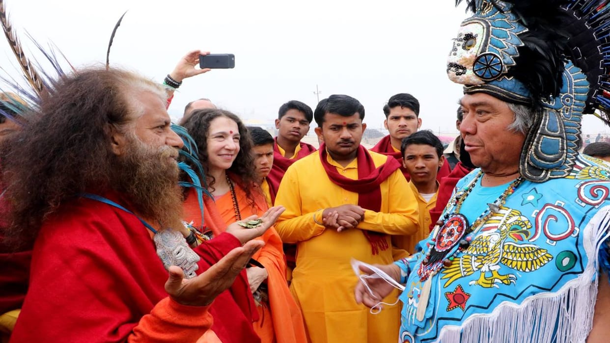 Mahakumbh: Acceptor Om Birla and Union Minister Piyush Goyal reached Mahakumbh