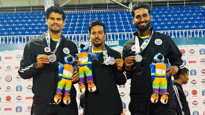 Sports News Today Trio of players in football Varanasi team wins