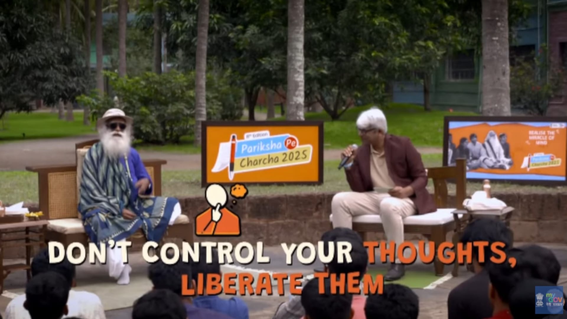 Sadhguru talked about thiking and thoughts in Miracle of Mind in Pariksha Pe Charcha; Read here