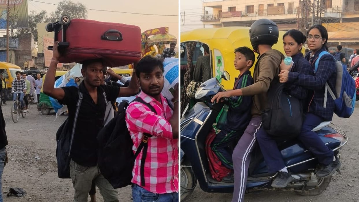 Massive jam at Padav intersection traffic halted for five hours