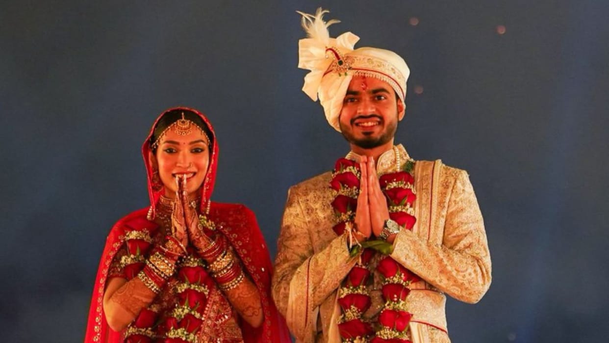 MP News: Gathering of stalwarts at the wedding of former CM Shivraj's son, CM welcomed Vice President, Yogi