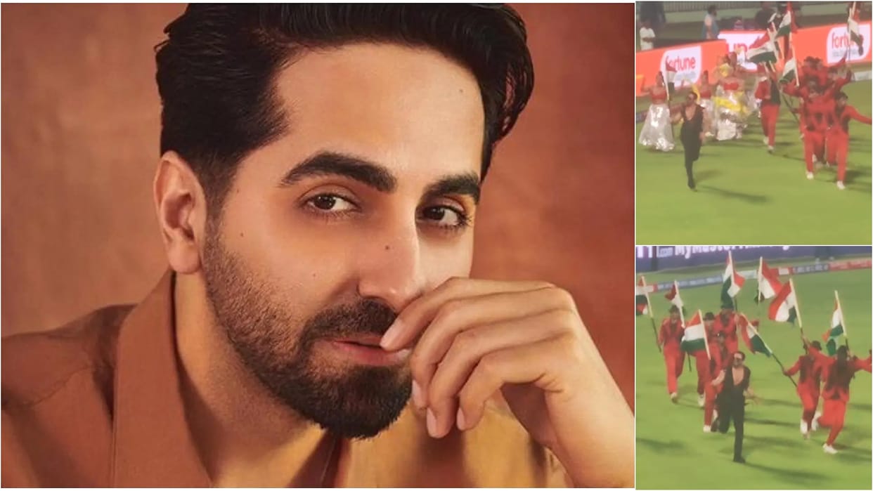 Ayushmann Khurrana performs in Womens Premier League 2025 video viral on social media