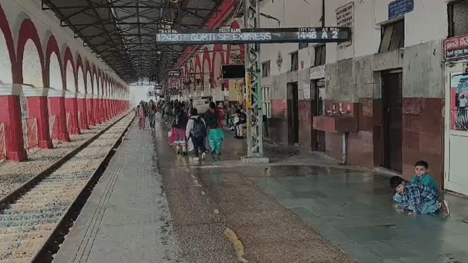 Condition normal at Aligarh railway station