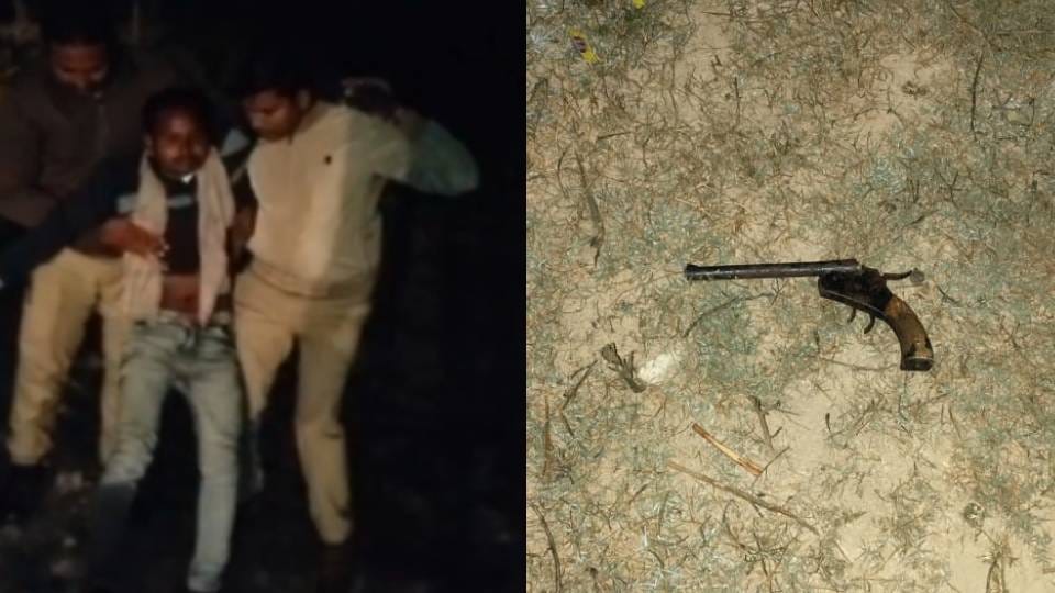 gang leader of cow smugglers injured after being shot in leg in encounter with police in Ambedkar Nagar