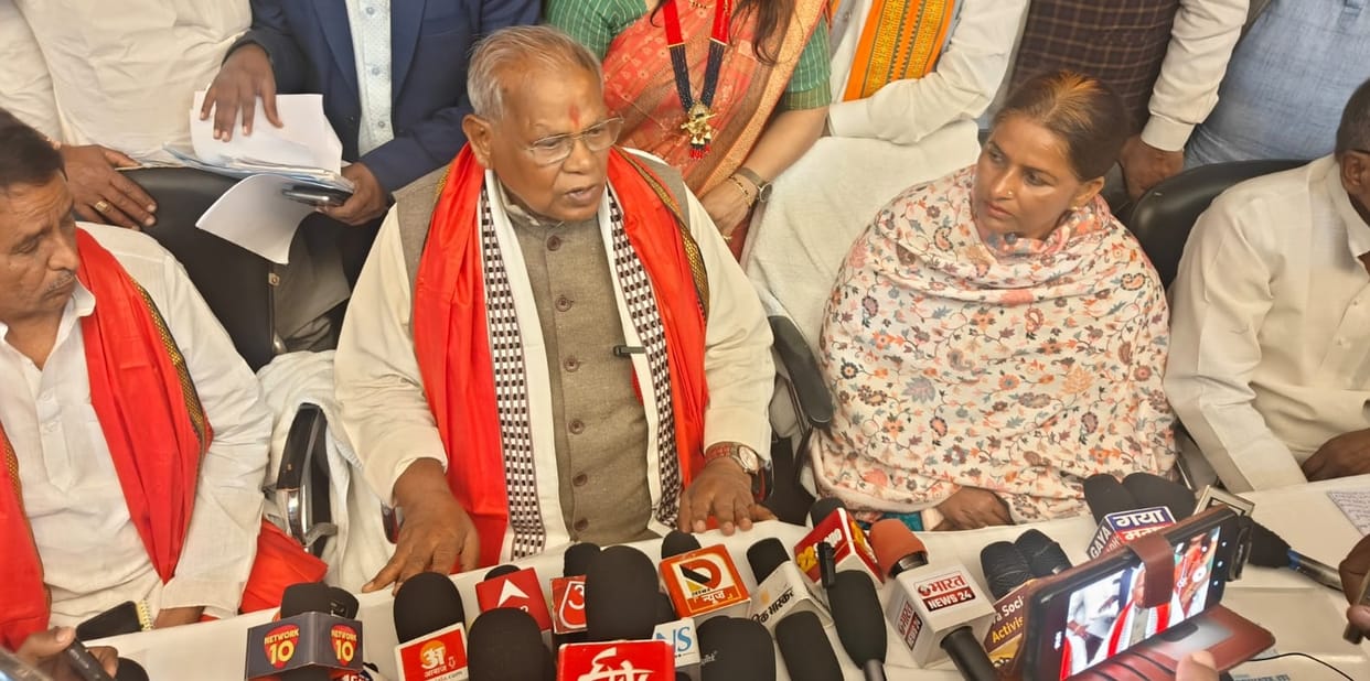 Bihar News: Union Minister Jitan Ram Manjhi targeted the opposition: jobs, employment, NDA, Congress