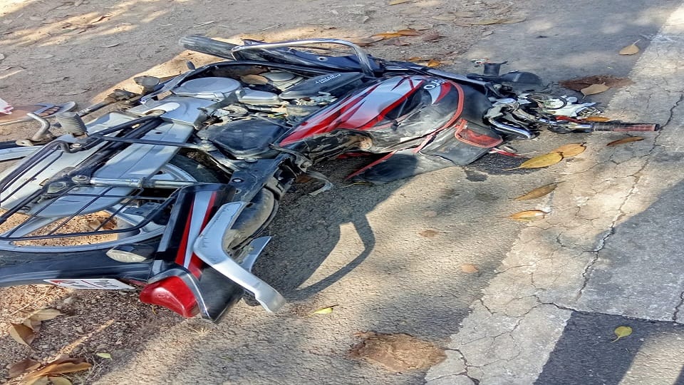 Once again havoc of speed was seen truck and bike collided head-on twenty-two riders died in  Gaurela Pendra M