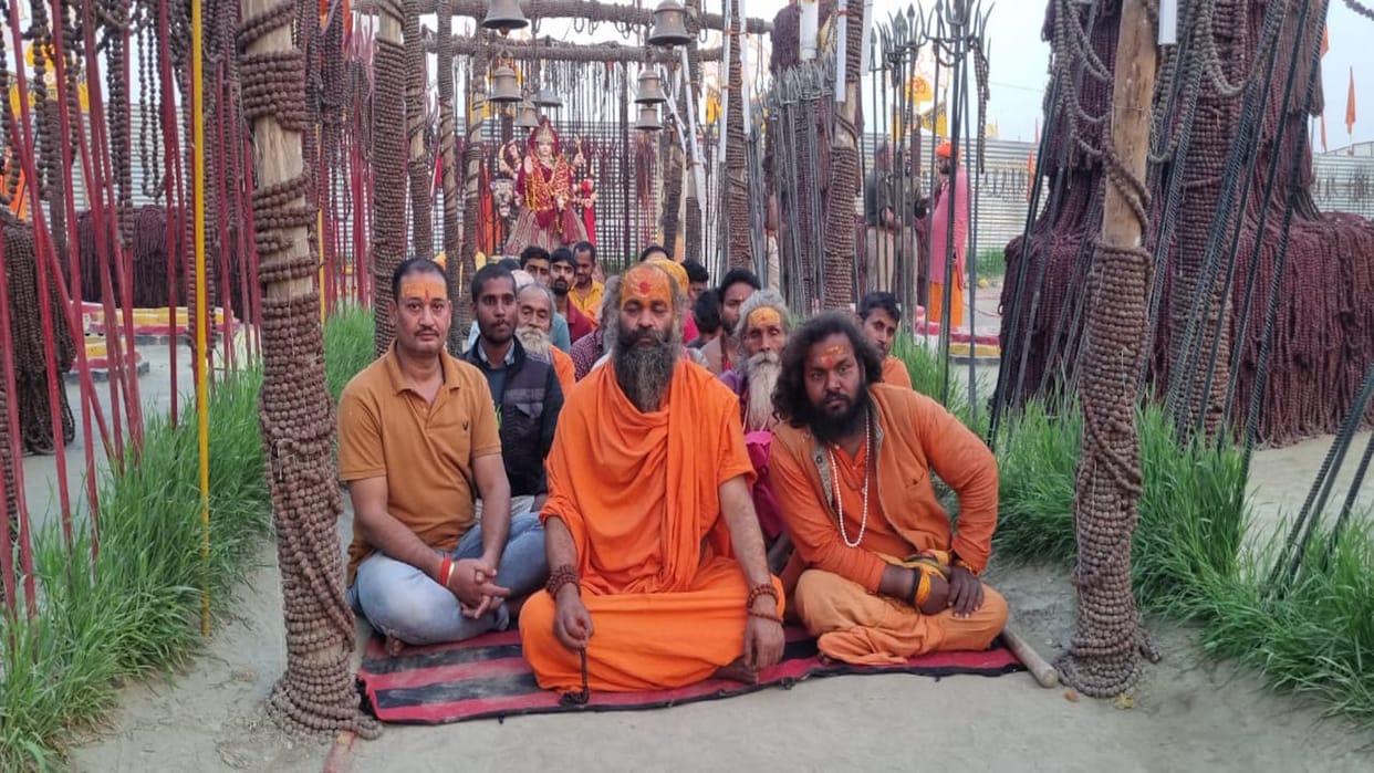 Mouni Baba sat on strike in the ashram, accusing police of indecency, also said that his life was in danger