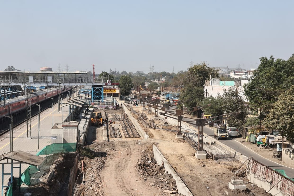 Indore: Preparations to build a second big station in Lakshmibai Nagar of Indore, work going on at a fast pace