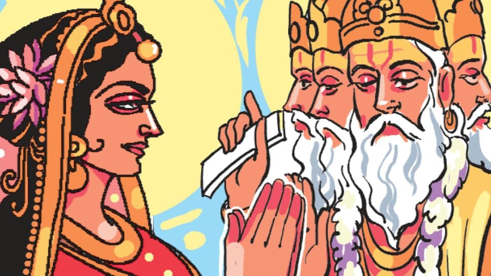 Indian Mythology Goddess Tulsi Story know Lord Brahma sixteen letter mantra for worship of Radha