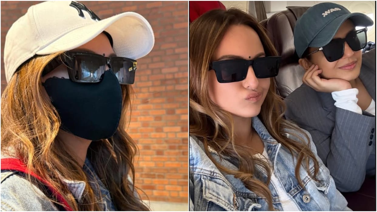 Sonakshi Sinha Funny post with her friend and actress Huma Qureshi says i need protection from you