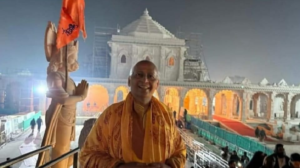 Ayodhya: Congress Rajya Sabha member Abhishek Manu Singhvi reached Ram mandir