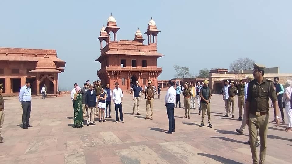 Former British Prime Minister Rishi Sunak reached Sikri and Sikandra impressed by its beauty