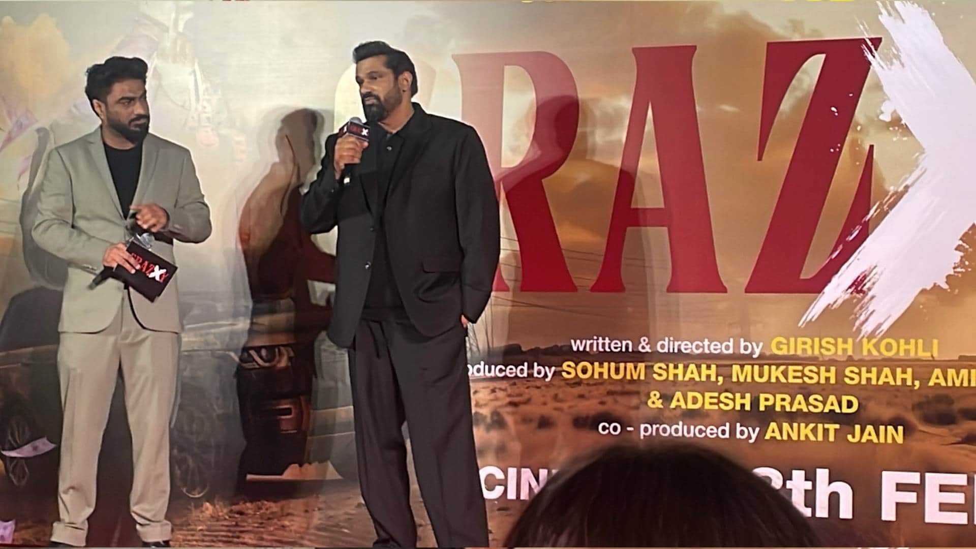 Crazxy Trailer released director Girish Kohli reveals X word connected to thriller twist in sohum shah film