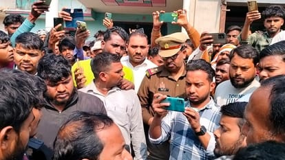 Maharajganj police registered a case in connection with the suicide of Nishad leader. one named and 3 unknown