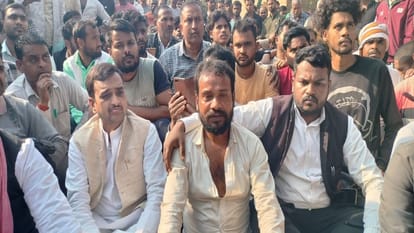 Maharajganj police registered a case in connection with the suicide of Nishad leader. one named and 3 unknown