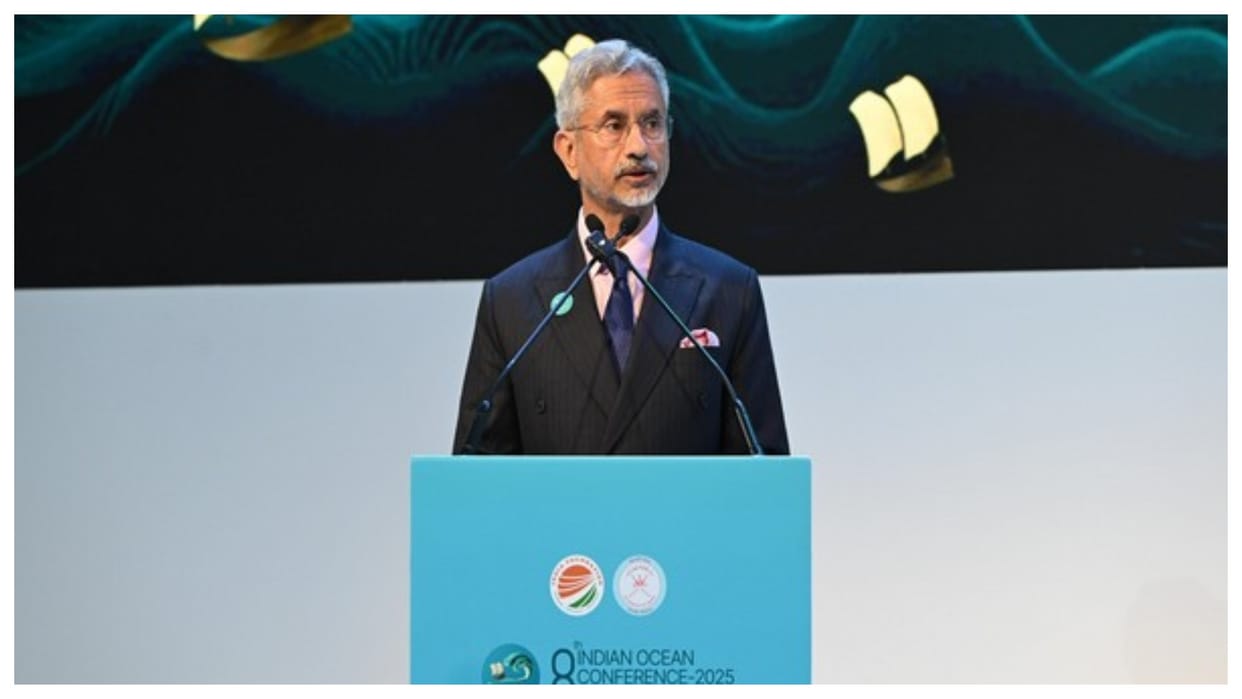 eam s jaishankar delivers keynote address at 8th indian ocean conference in oman