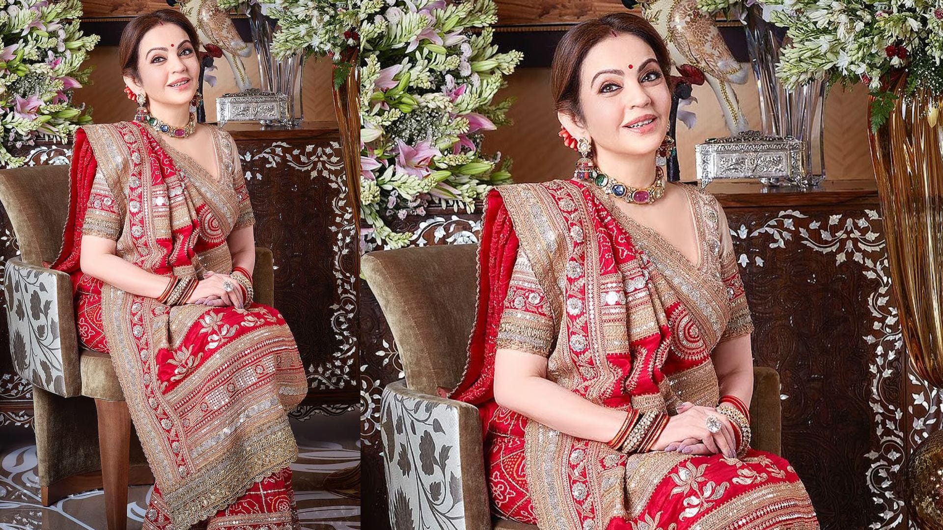 Chaitra Navratri 2025 latest collection of red color saree