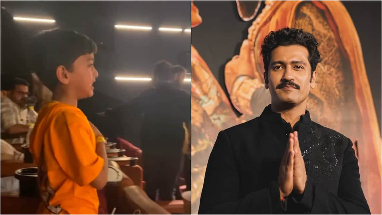 Chhaava star Vicky Kaushal Share Video Of A Kid Crying Inconsolably In Theatre After Watching his movie