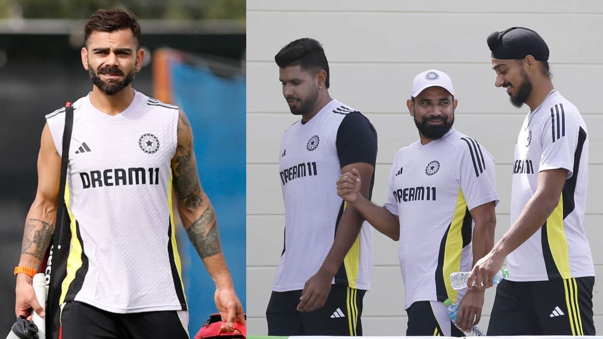 Champions Trophy 2025  Indian team started practice Shami bowled Kohli batted in the nets