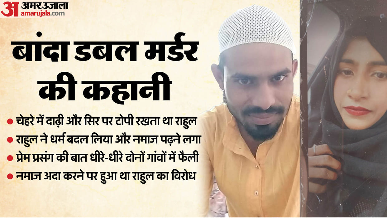 Banda Double murder Zakirin and Rahul first met in a boat Religion was changed on condition of marriage
