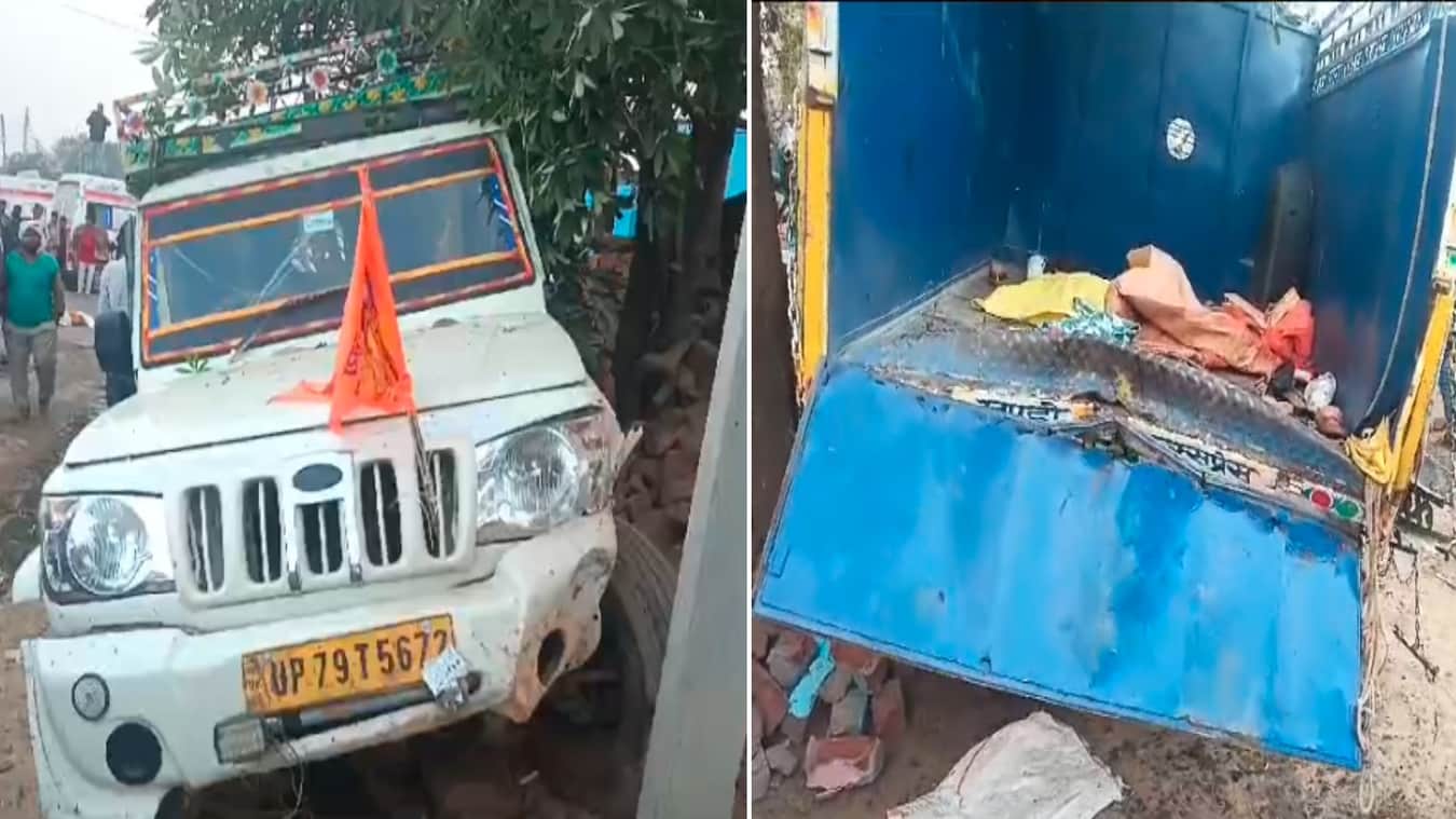 Tragic Road Accident in MP Bhind: Dumper Hits Loading Vehicle, 5 Dead, 13 Injured