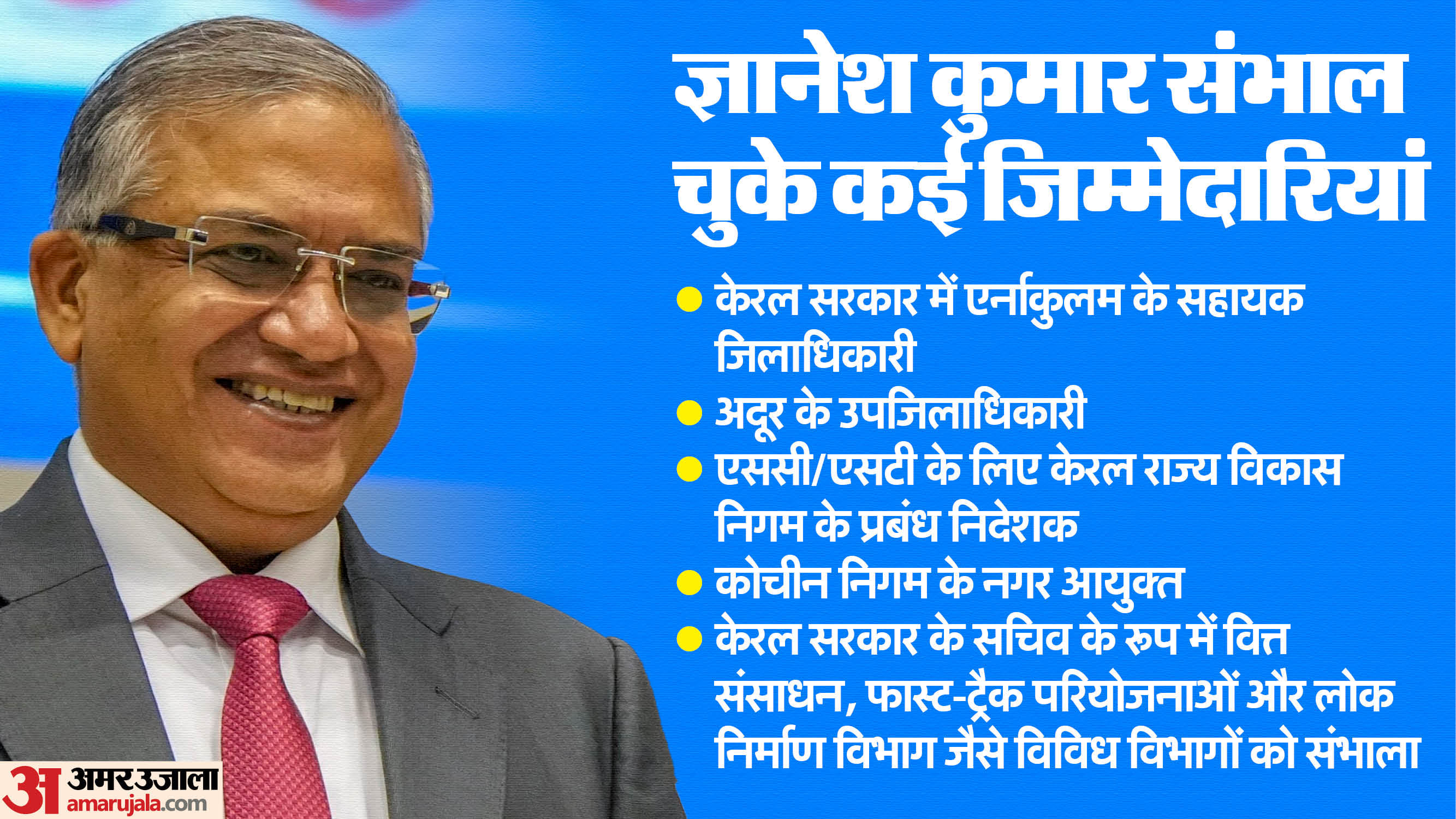 Gyanesh Kumar appointed as CEC; Vivek Joshi election commissioner Know all about him In Hindi